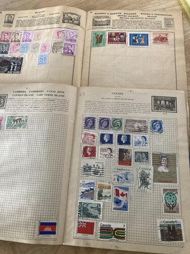 Huge Job Lot Of Worldwide Assorted Vintage Stamps ~ Over 1,200 stamps - 第 10/23 張圖片