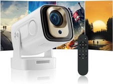 Auto Focus Mini Projector with Native 1080P Support, Portable Projector with Wif