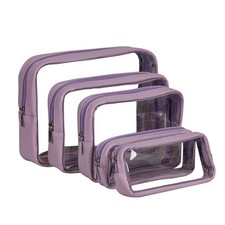 TSA Approved 5-Piece Diaper Bag Organizer Pouch Set Clear Waterproof TPU Kids...