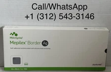 Molnlycke Mepilex Border Ag 4" x 10", 395790 Box Of 5