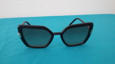 PAIRE LUNETTES DE SOLEIL PRADA NOIRES 14,5 X 5,7 CM SPP09W MADE IN ITALY MONTURE - Photo 1/4