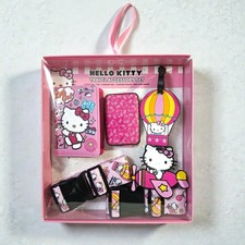 Hello Kitty Travel Accessory Set Pink NWOT See Disc. 