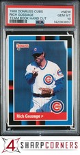 1988 DONRUSS CUBS TEAM BOOK HAND CUT #NEW RICH GOOSE GOSSAGE HOF POP 3 PSA 10