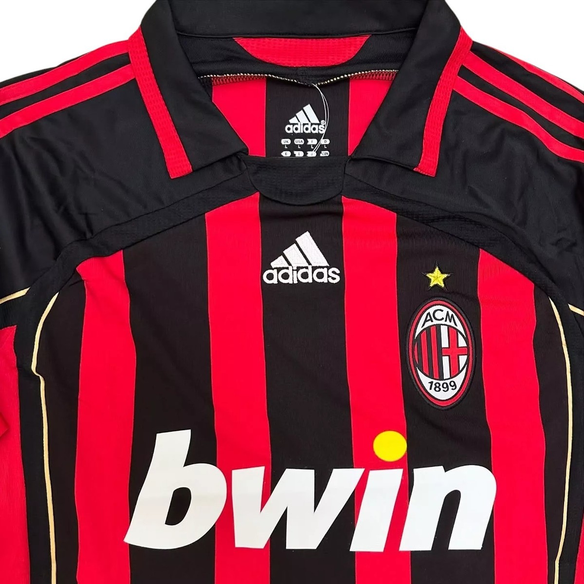 AC Milan 2007/2008 Home Long Sleeve Jersey - Kaka #22 JERSEY | eBay