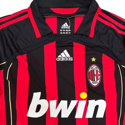 AC Milan 2007/2008 Home Long Sleeve Jersey - Kaka #22 JERSEY | eBay
