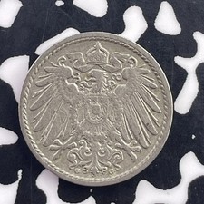 1907-G Germany 5 Pfennig Lot#C5734