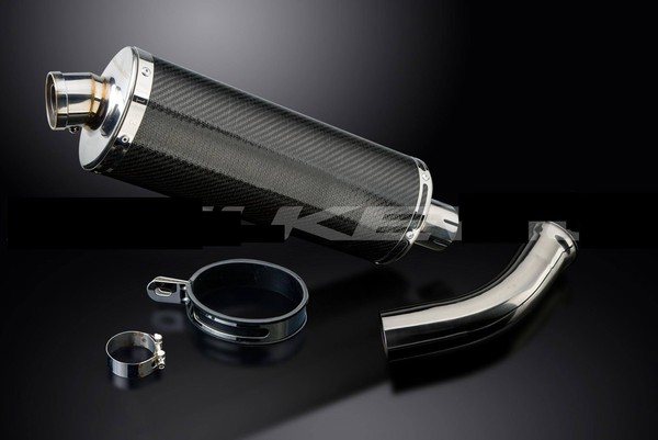 Delkevic Honda 750 VFR RC36 1994-1997 Oval Carbon 350 Mm Auspuff-Endtopf-image