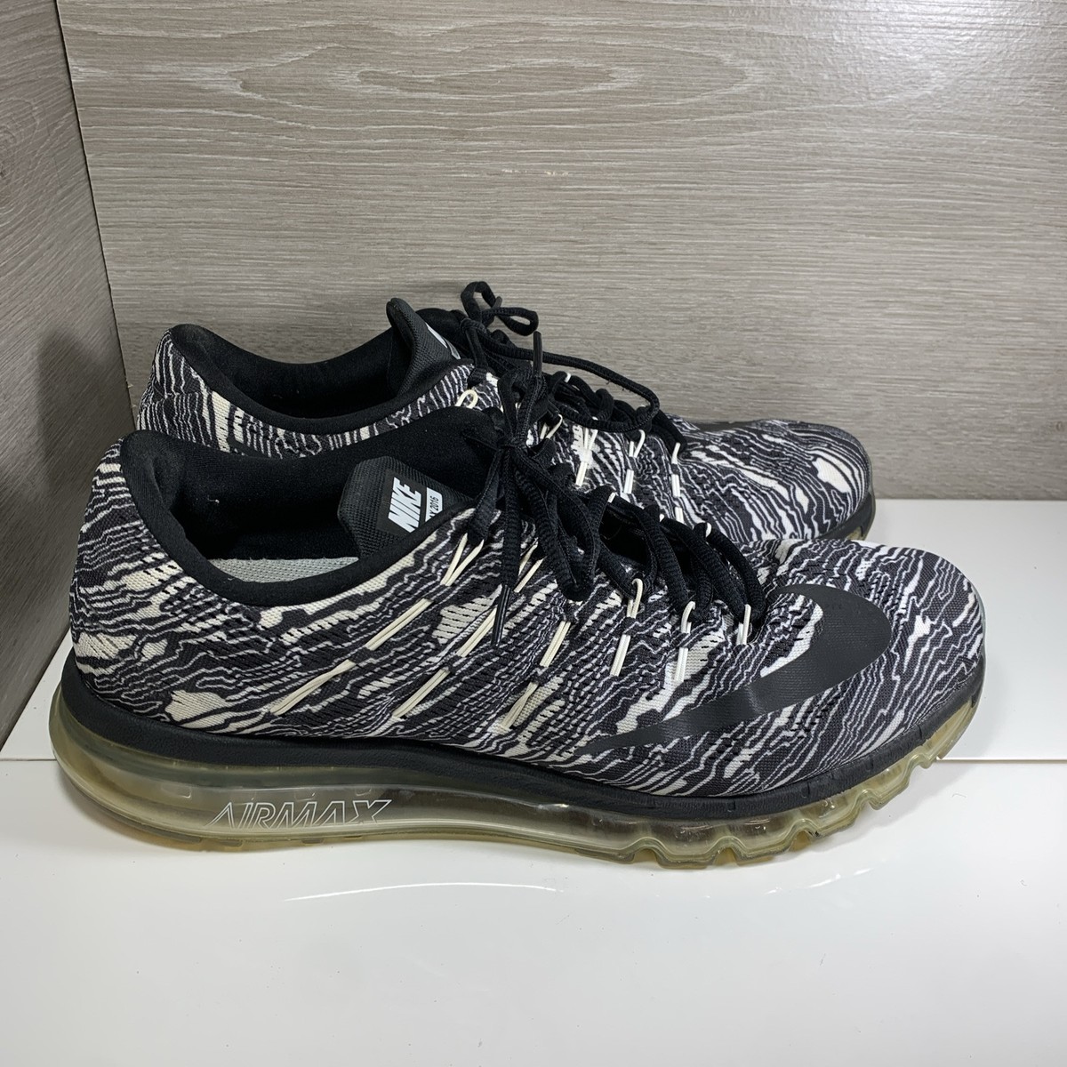Size 14 - Nike Air Max 2016 Print Black for sale online | eBay display picture 2