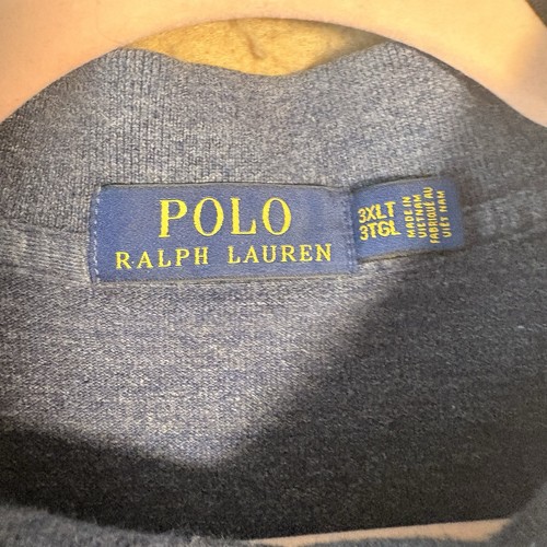 Polo Ralph Lauren Polo Shirt Mens 3XLT Blue Chambray Short Sleeve Pony Logo - 第 4/8 張圖片