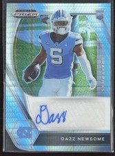 2021 Panini Prizm Draft #DPA-DNE Dazz Newsome Auto Autographs Hyper UNC (C4)