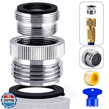 SARDVISA Faucet to Garden Hose Adapter Kit with Aerator Removal Key, Utility 