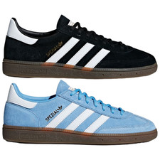adidas Handball Spezial Shoes Unisex Trainers Black Blue UK Size 3-13.5 New
