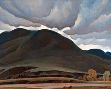 The Merging of Spring and Winter Art Print – Maynard Dixon 1943 – Western Modern