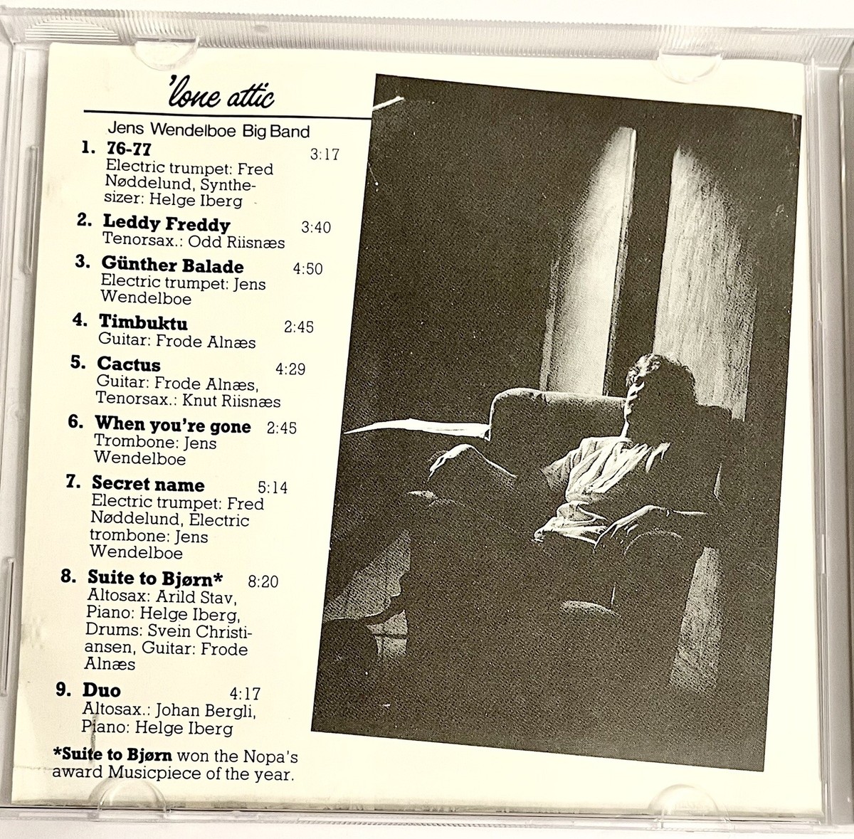 Jens Wendelboe Big Band, 'Lone Attic, CD, Sweden, 1989 | eBay