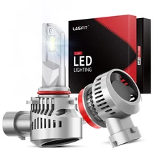 Lasfit 9005 HB3 LED Headlight Bulbs High or Low Beam 10000LM Bright LAair Series