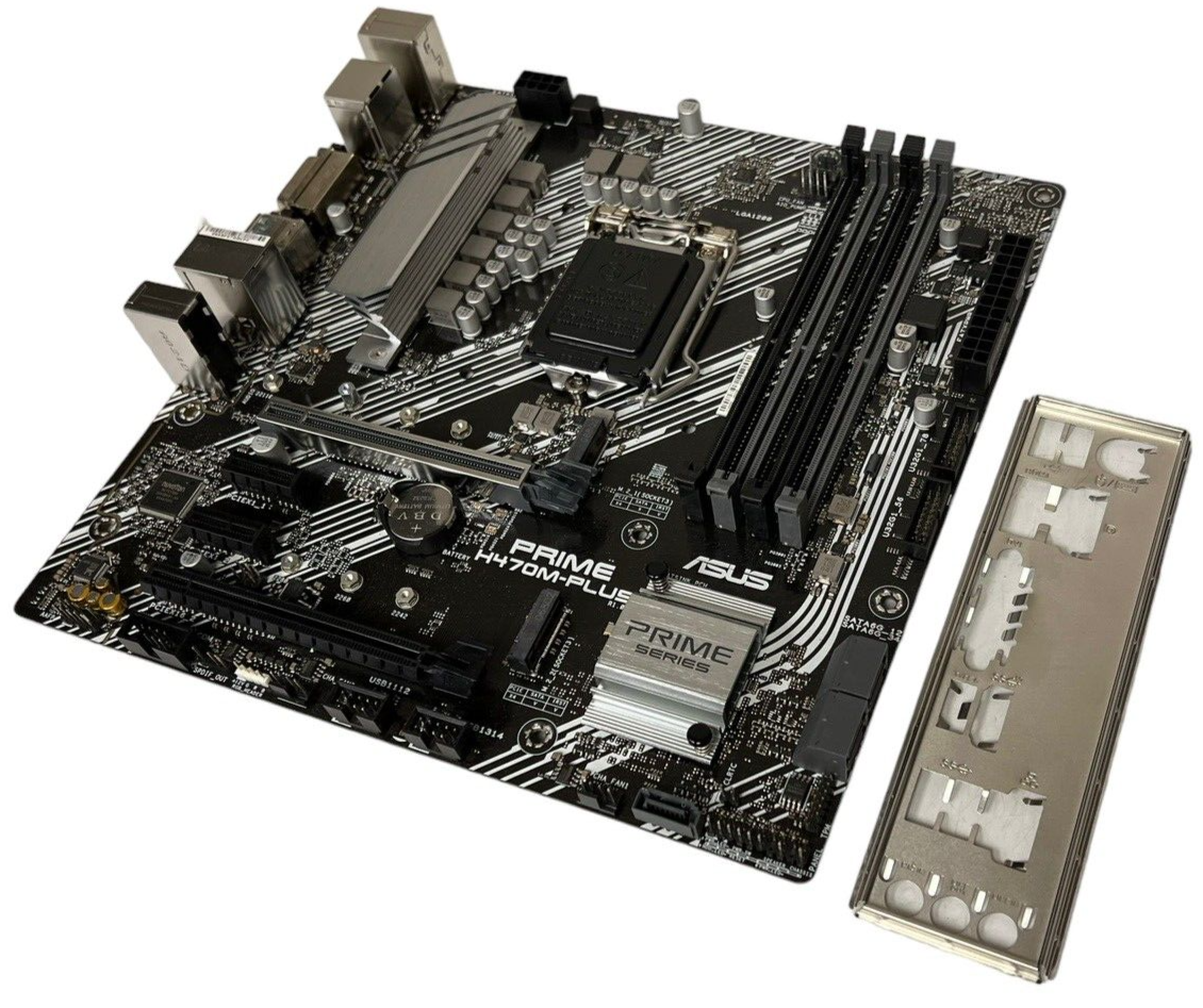 ASUS PRIME H470M-PLUS Motherboard Intel H470 LGA 1200 DDR4 M