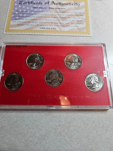 2001 Denver Mint Edition State Quarter Collection new uncirculated - Picture 7 of 7