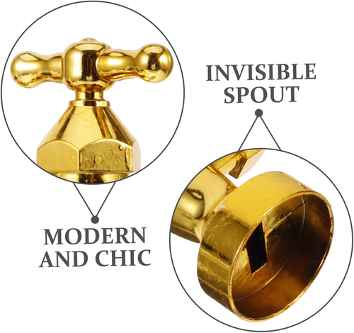 Decorative Invisible Faucet for Garden Outdoor Watering Can Fountain Spout Decor - Picture 3 of 12