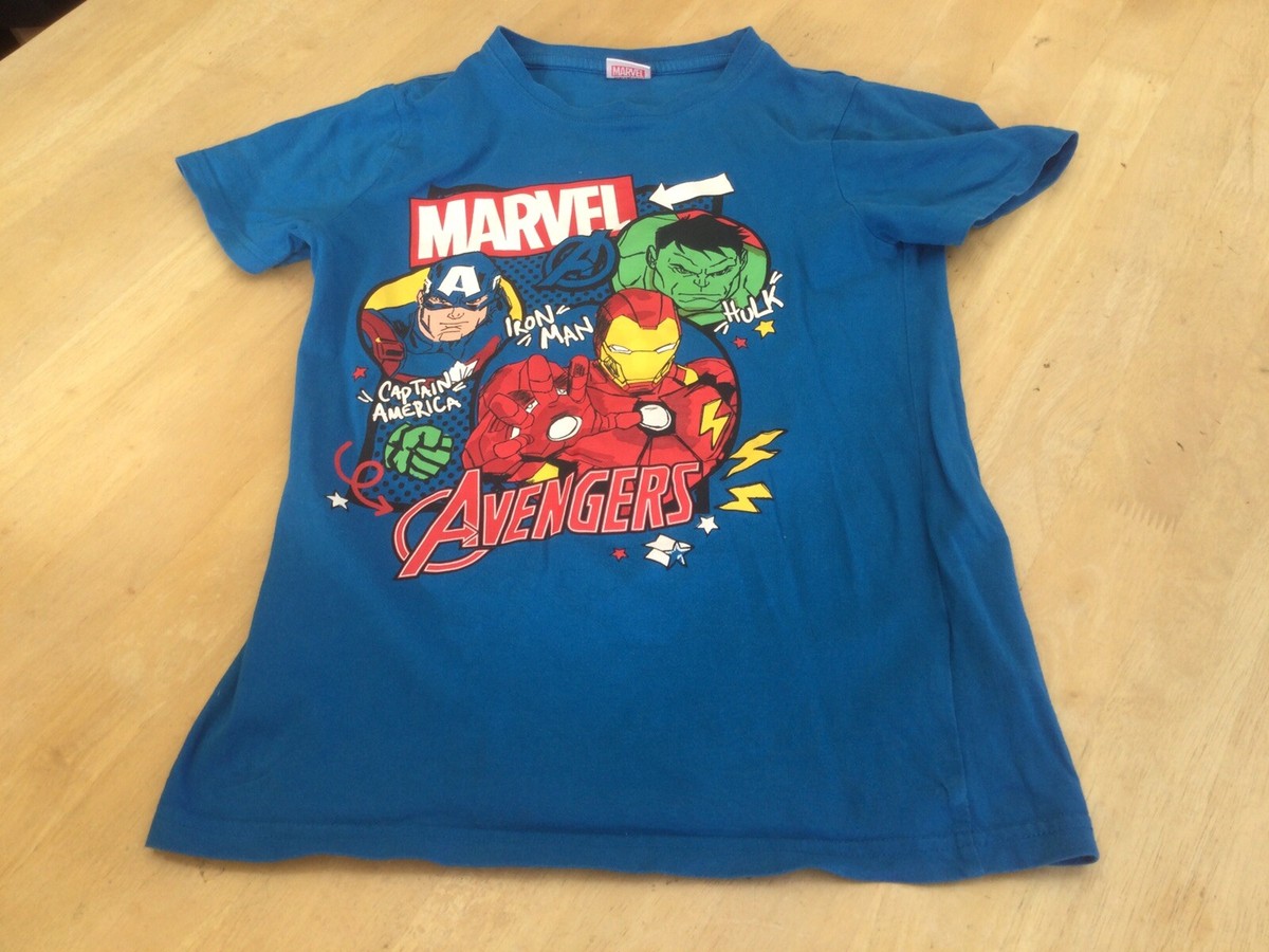 Marvel Avengers Aged 10 11 Years Blue Super Hero T b
