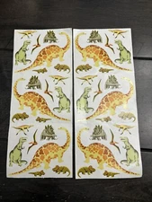 MRS GROSSMAN DINOSAUR STICKER SHEETS VINTAGE 2003 New