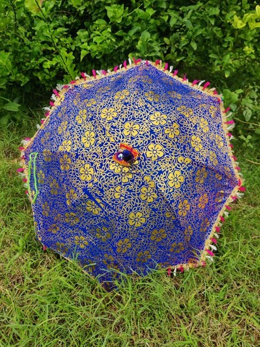10 PC Wholesale Indian Umbrella Wedding Mehndi Event Decorative Party Parasol  - Picture 9 of 12