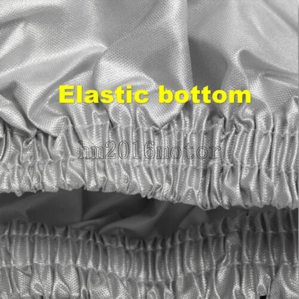 Cubierta de motocicleta 3XL negra y plateada para Honda Goldwing 1100 1200 1500 1800 GL F6 Foto 3 de 4