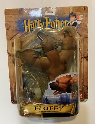 Harry Potter Sorcerer s Stone Deluxe Creature Collection Fluffy Damaged Pkg