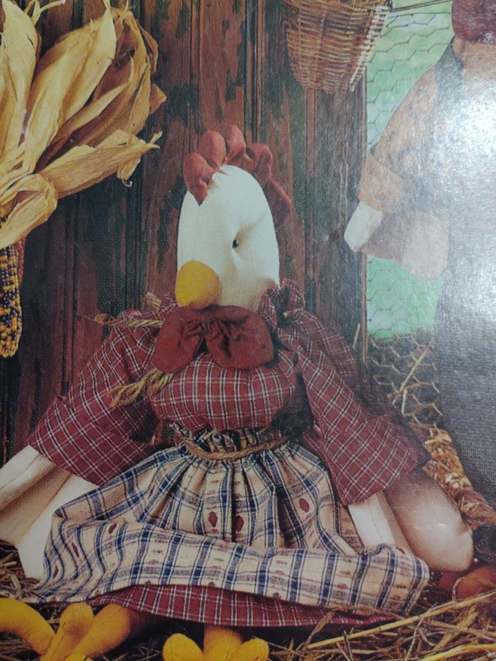 21" Chicken Rooster Coop McCalls 754 Craft Sewing Pattern McCall's Soft Stuffed - Image 4 of 4