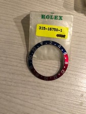Extra Rare Rolex Insert/bezel Pepsi For Rolex  Gmt 1675/16750 Vintage NOS