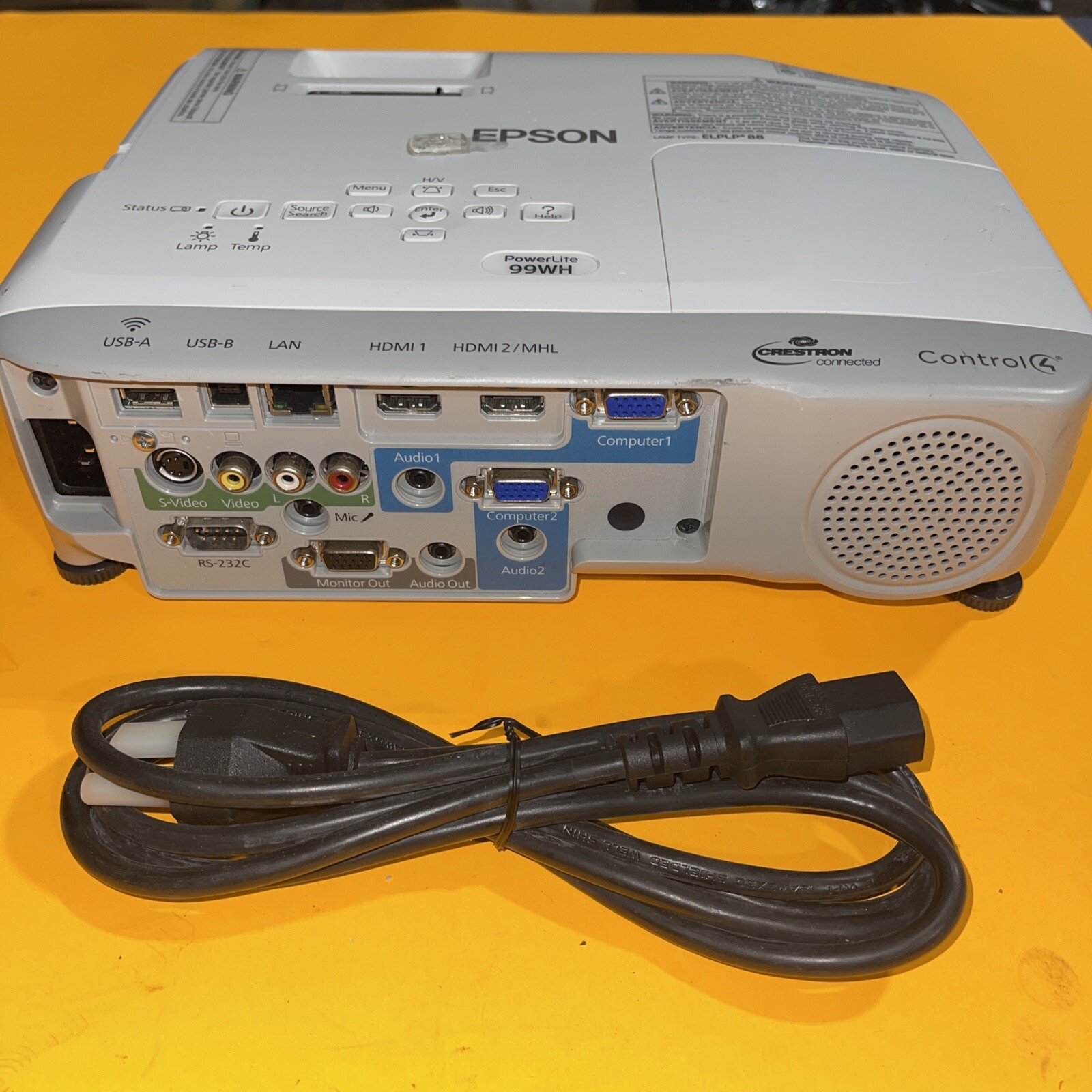 Epson PowerLite 99WH HDMI Projector Lamp Hours 2327,ECO 33 eBay