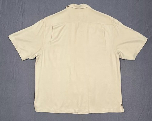 Vintage Nat Nast Luxury Originals 100% Silk Shirt Embroidered Napa Wine Vented - Picture 3 of 18