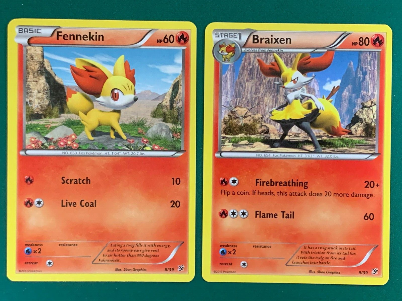 Braixen - Kalos Starter Set Pokémon card 9/39