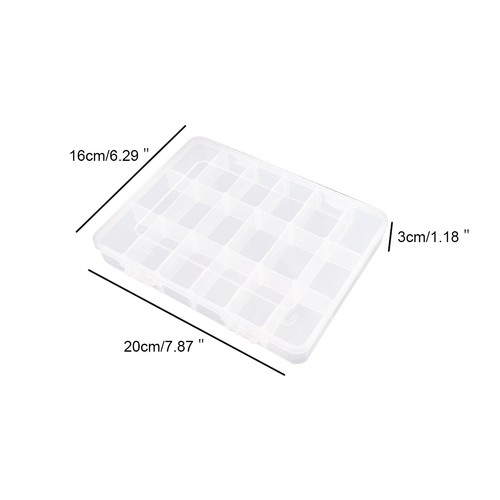 2Pcs Kids Snack Box with 18 Removable Grids Compartments Snackle Trays Travel - Picture 3 of 10