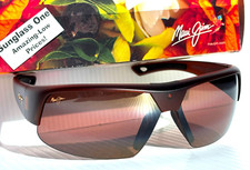 NEW Maui Jim SWITCHBACKS Rootbeer POLARIZED HCL Bronze Lens Sunglass H523-26M