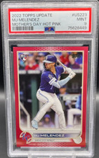 2022 Topps Update Debut Mother's Day Pink 11/50 MJ Melendez #US223 Rookie PSA 9