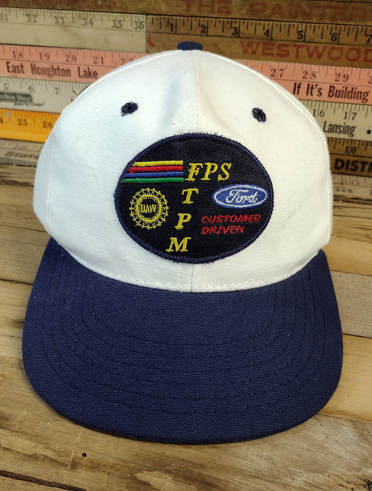 FORD Patch Strapback Hat Cap Customer Driven Vint… - image 1