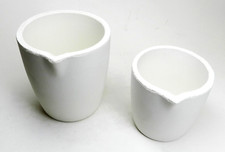 Crucible Melting Scrap Gold  Silver Metals Cup Type Crucibles Set of 2 - ITALY