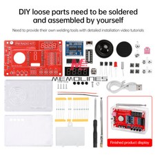 1-10PCS Digital FM Radio Electronic Kit 87-108MHZ Soldering Practice Kit  Case