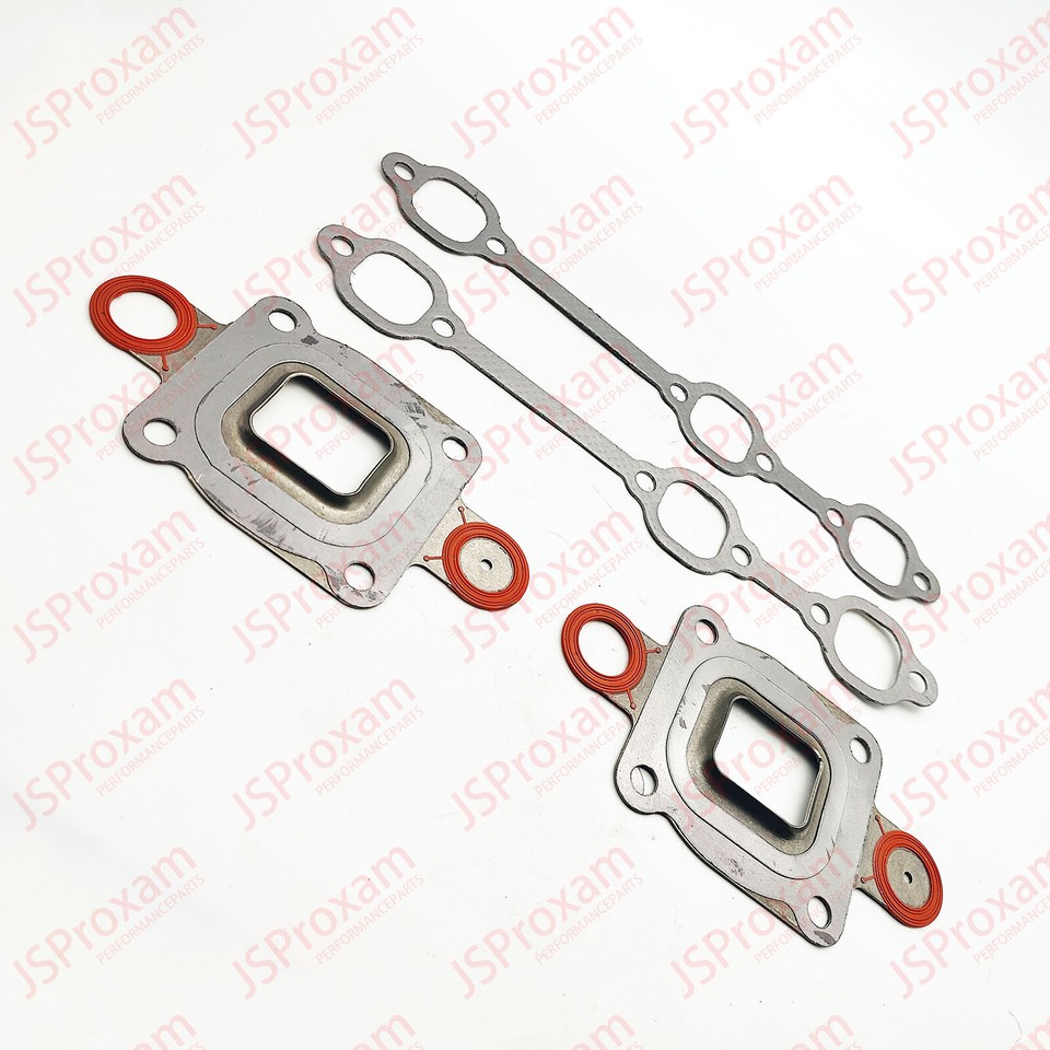 Find Replacement Exhaust Elbow Riser Dry Joint Gasket Restricted Flow For MerCruiser In , For US - Foto 3