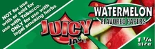 Juicy Jay's 1 1/4 Rolling Papers Watermelon Flavored  USA SHPD Best Price!