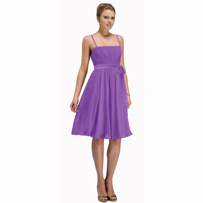 Lavender silk chiffon clearance dress