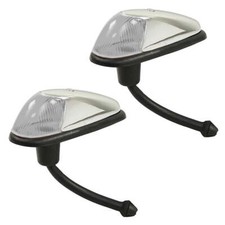 Vw Bug Left Right Clear Front Turn Signal Light Assemblies 1958-63 Pair