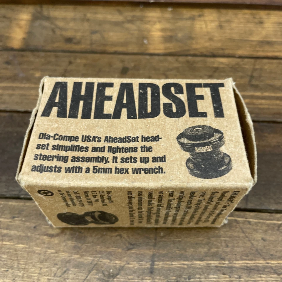 Auriculares Dia Compe AHeadset de colección 1 pulgada sin rosca NOS Completo Años 90 MTB 25.4 1" Foto 4 de 4