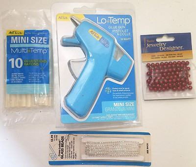 AdTech Lo-Temp Mini Glue Gun Plus Extras Low Temp Tool for Crafting School Lot 3