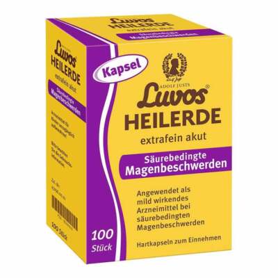 Luvos Heilerde extrafein akut Säurebedingte Magenbeschwerden Kapseln  · 100 St ·