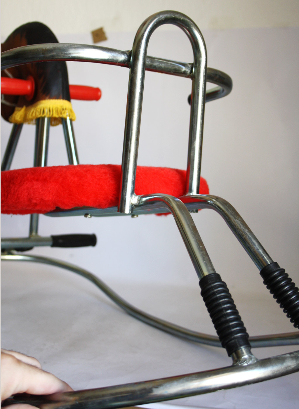 AMAZING RARE VINTAGE 60'S ROCKING HORSE BY MEIMARIDIS GREECE GREEK NEW ...