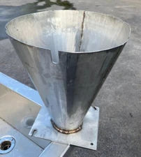 Stainless Steel Cone Hopper Feeder 11”