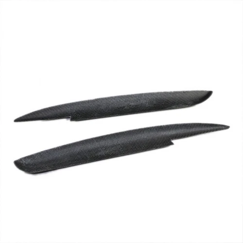 For BMW 1Series Carbon Fiber Eyelid Eyebrows Lids Headlight Molding Trim Covers - Picture 10 of 12