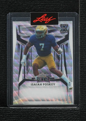 2023 Leaf Metal Isaiah Foskey #BA-IF1