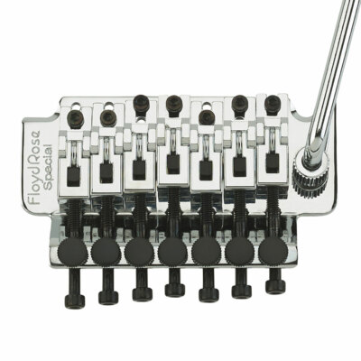 Floyd Rose 7 String Special Double Locking Tremolo System with Nut (Chrom)